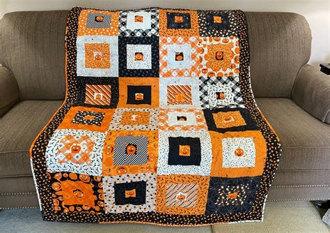 Halloween Pumpkin Themed Lap Quilt or Throw - Etsy