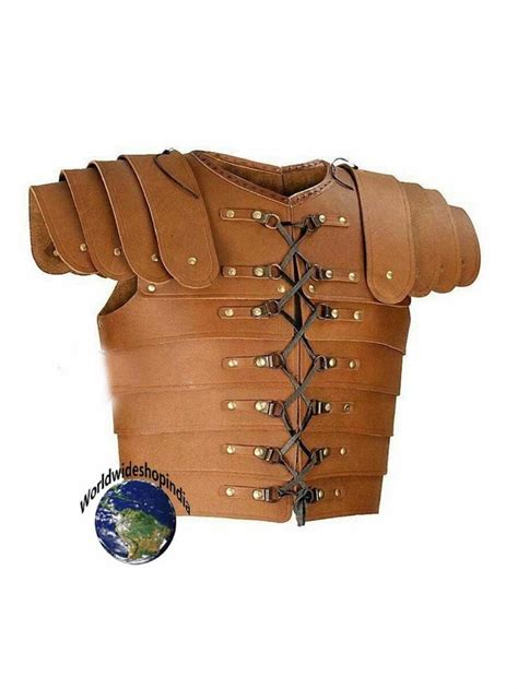 Leather Lorica Segmentata Armour Eagle Leather Lorica Segmentata