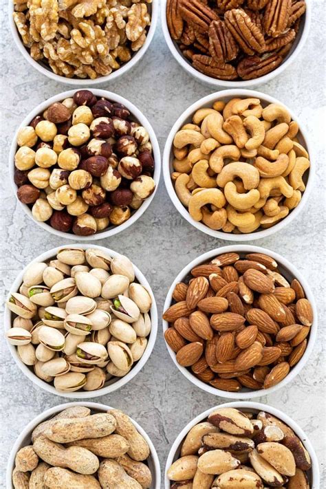 15 Common Types Of Nuts Food Healty Food Nut Recipes