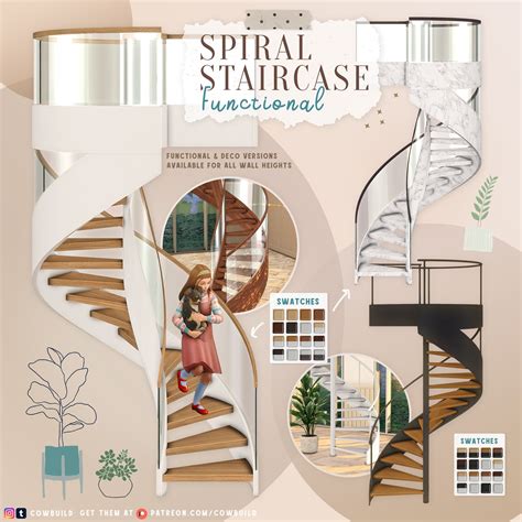 September 2023 Set (2) - Functional Spiral Staircase Part 1 | Cowbuild ...