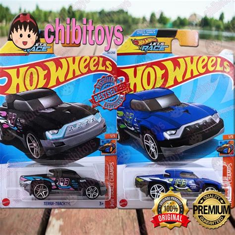Jual Hot Wheels Terra Tracktyl Hitam Biru Dinosaurus Car Stars Loop Race Original Mattel