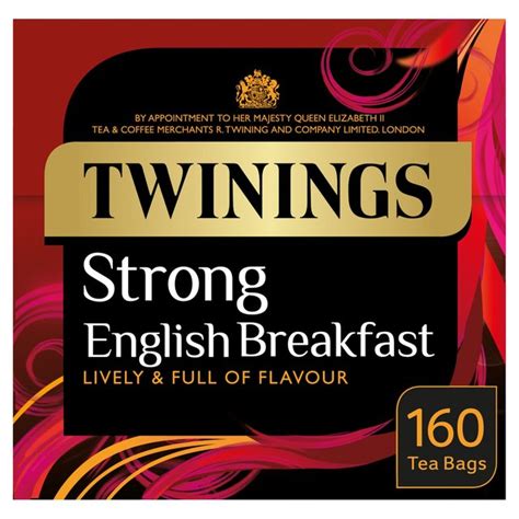 Twinings English Strong Breakfast Tea 160 Tea Bags Ocado