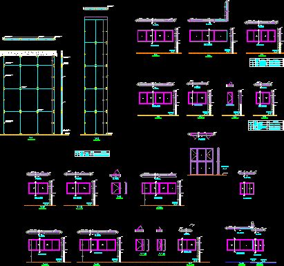 Colecci N Detallada De Ventanas En Dwg Kb Librer A Cad