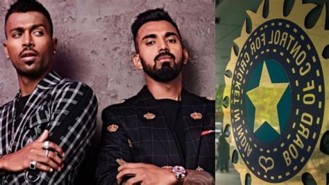 Bcci Issues Show Cause Notice To Hardik Pandya Kl Rahul Over