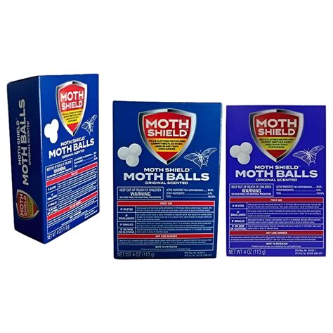 Moth Shield Moth Balls Original Scent 4 Oz Pack Of 3 Walmart