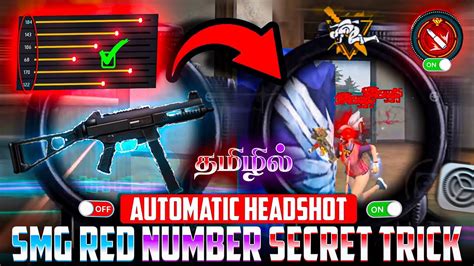 Automatic Headshot Secret Tricks Tamil Ump Tricks And Smg Only Red