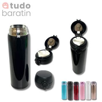 Garrafa T Rmica Inox Flask Vacuum Ml Tampa E Trava De Seguran A