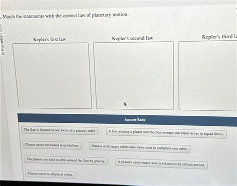 Solved Match The Statements With The Correct Law Of Chegg