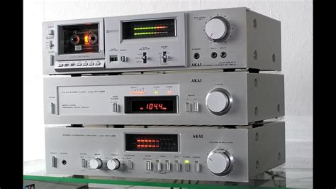 Vintage Akai HiFi System AM U33 AT K33 CS F11 Vintageaudio YouTube