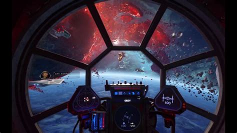 Star Wars Squadrons Vr Tie Fighter Gameplay Youtube