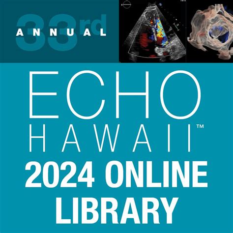 American Society Of Echocardiography On Linkedin 2024 Echo Hawaii Online Library