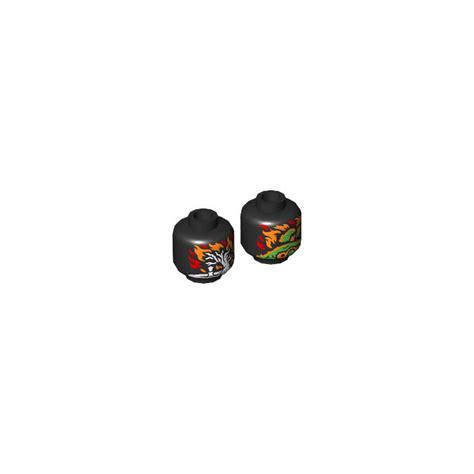 Lego Head With Ithil Stone Palantir Recessed Solid Stud 3274