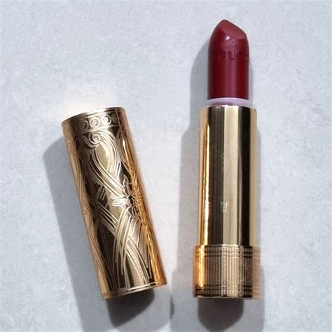 Gucci Lipstick Myra Crimson Gold Tube Rouge A Levres Matte Lipstick