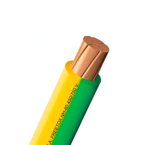 Cable Nh Mm Verde Amarillo Indeco