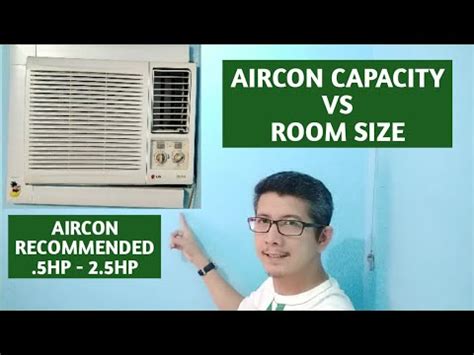 Dapat Mong Malaman Bago Bumili Ng Window Type Aircon Aircon Size Vs