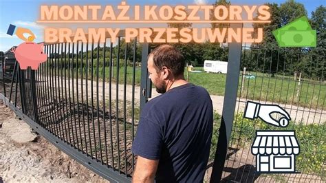 Monta Bramy Przesuwnej Koszt Ogrodzenia Frontowego I Bramy Cda