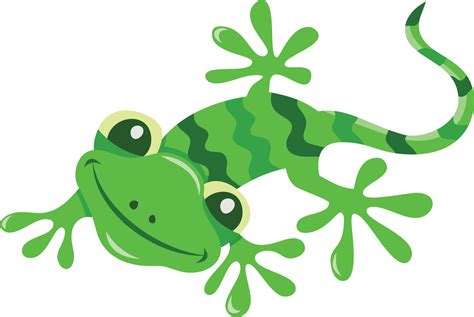 Cute Cartoon Gecko Lizard 24970704 Vector Art at Vecteezy