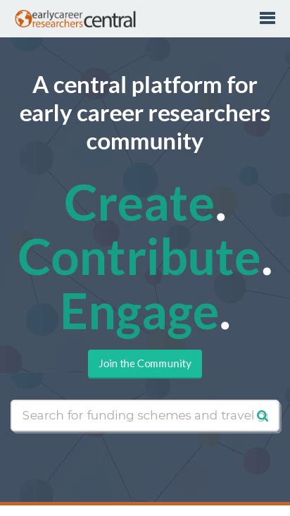 ECRcentral A Central Platform For Early Career Researchers Community