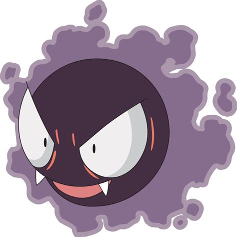 Gastly Art Vector Icon Transparent