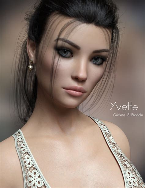 P3D Yvette为创世纪8女 P3D Yvette for Genesis 8 Female Genesis 8 Female