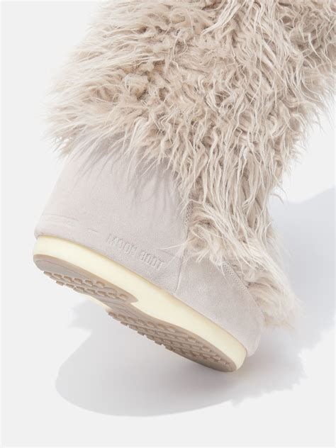 Icon Yeti Cream Faux Fur Boots Moon Boot® Official Store