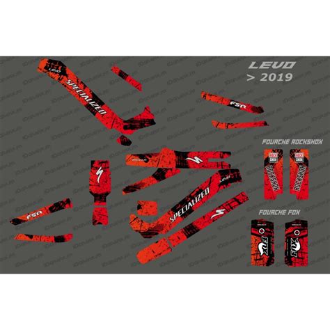 Kit Deco Brush Edition Full Rot Specialized Levo Nach