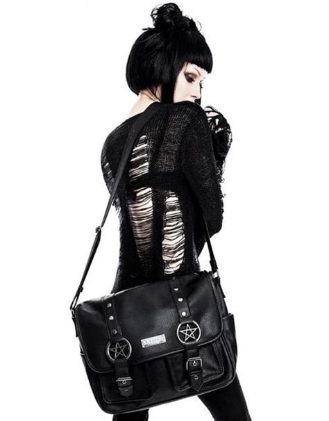 Gothic Bags Steampunk Bags Killstar Ritual Ring Messenger Bag