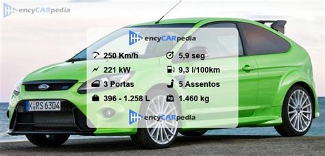 Ford Focus Rs Mk2 Ficha Técnica 2008 2010 Desempenho Dimensões Fatos E Mais Encycarpedia