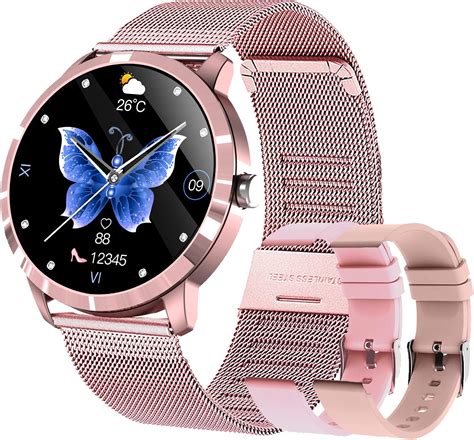 Montre Connect E Homme Femme Smartwatch Compatible Samsung Huawei