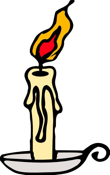 Candle clip art Free Vector / 4Vector