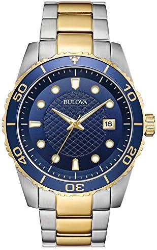 Reloj Bulova Para Hombres 35mm Pulsera De Acero Inoxidable Bulova