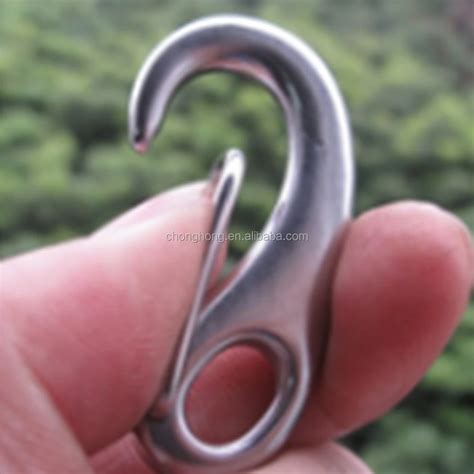 Metal Snap Hook Mm Mm Mm Aisi Stainless Steel Egg Shaped