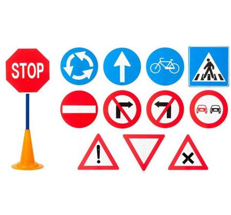 Set De 12 Panneaux De Signalisation Routière Manutan Collectivités