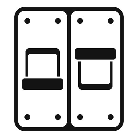 Premium Vector Breaker Equipment Icon Simple Vector Circuit Box Fuse