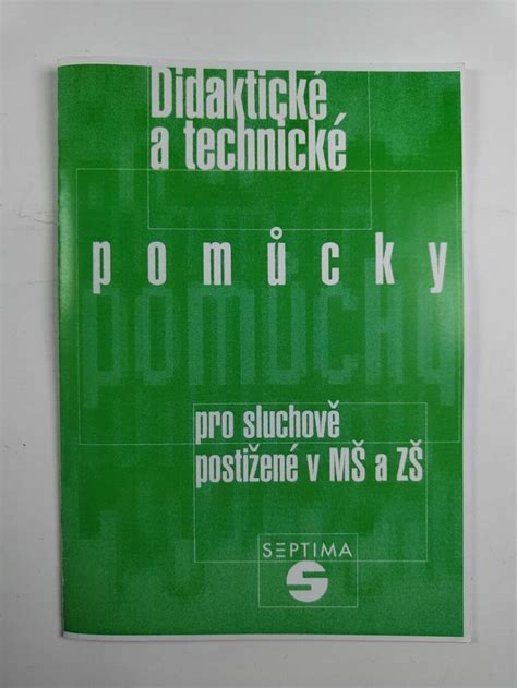 Didaktické a technické pomůcky pro sluchově postižené v MŠ a ZŠ Jana