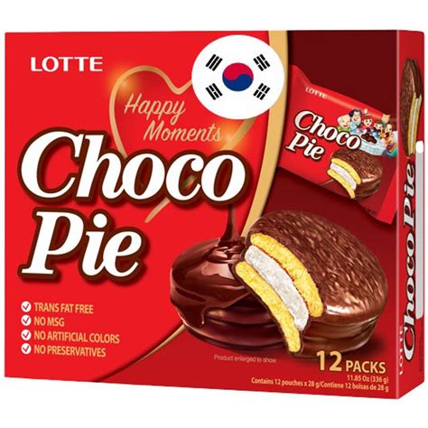 Choco Pie Lotte Choco Pie Original 1 Box 12 Packs Shopee Malaysia