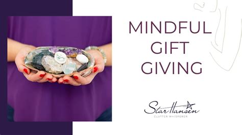 Mindful Gift Giving YouTube