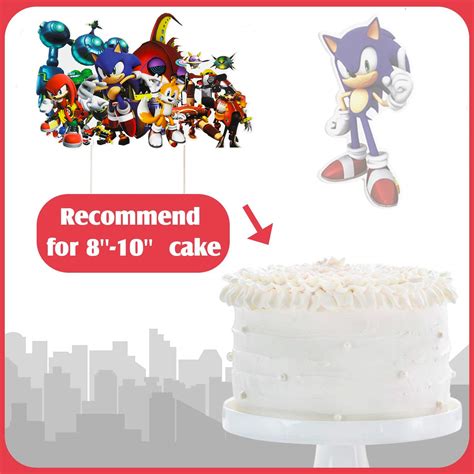 Buy Dawei Pcs Sonic The Hedgehog Cupcake Toppers Sonic The Hedgehog