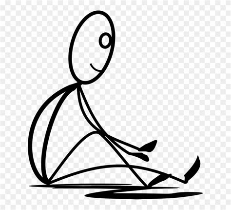 Download Sitting, Stretching, Resting, Stickman, Stick Figure - Stickman Sitting Down Clipart ...