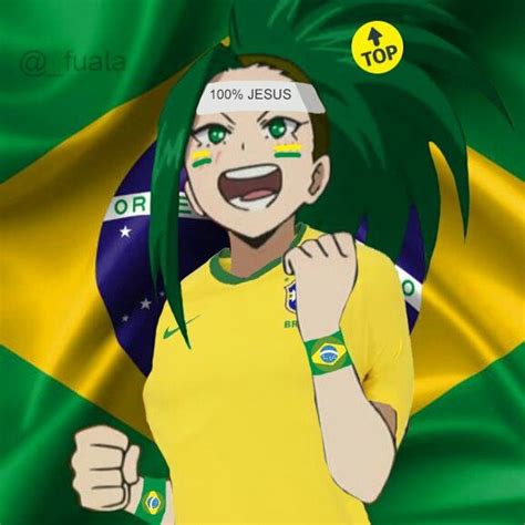 Momo Pronta Pra Copa Anime Brasil Animes Br Anime Engra Ado