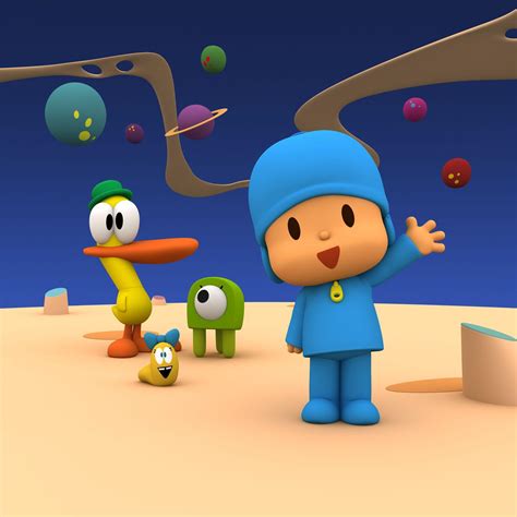 Pocoyo Pato Elly Wallpaper