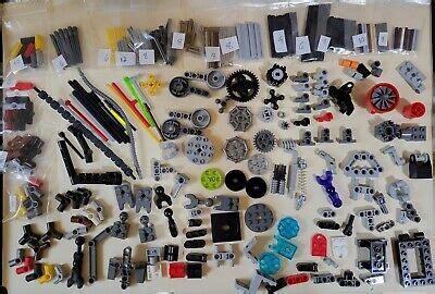 Lego Technic Connectors Gears Axles Rods Spare Parts Lot Of Over