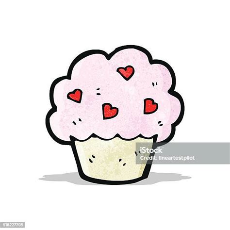 Cartoon Cupcake Stock Illustration Download Image Now Bizarre Cake Clip Art Istock