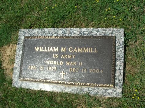 William Marshall Bill Gammill 1923 2004 Memorial Find A Grave