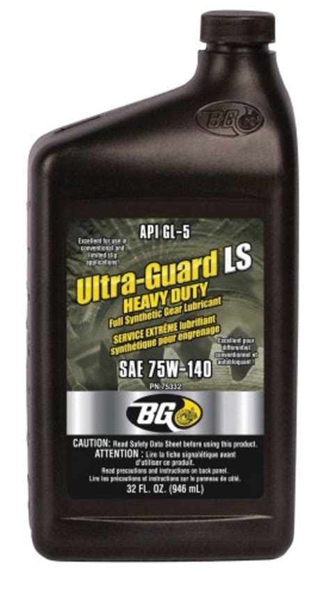 BG Products Inc Ultra Guard LS Heavy Duty Full Synthetic Gear