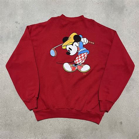 Velva Sheen Vintage S Mickey Mouse Disney Golf Cartoon Velva Sheen