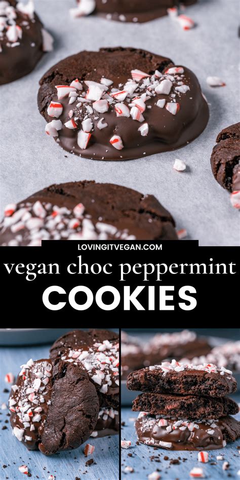 Vegan Chocolate Peppermint Cookies Loving It Vegan Karinokada