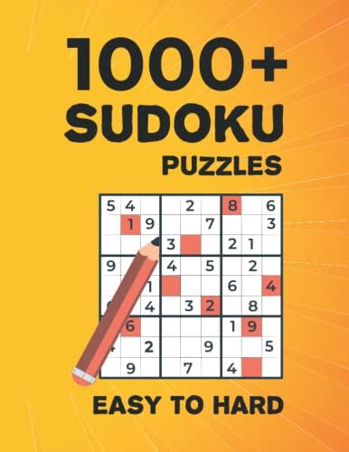 1000 Sudoku Puzzles Sudoku Puzzles For Adults With Full Solutions