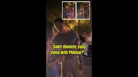 Babae Na Kasama Ni Philmar Alipayo Sa Isang Viral Video Nagsalita Na