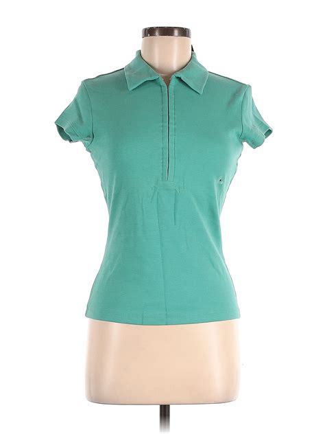 Express Teal Short Sleeve Polo Size M 57 Off Thredup